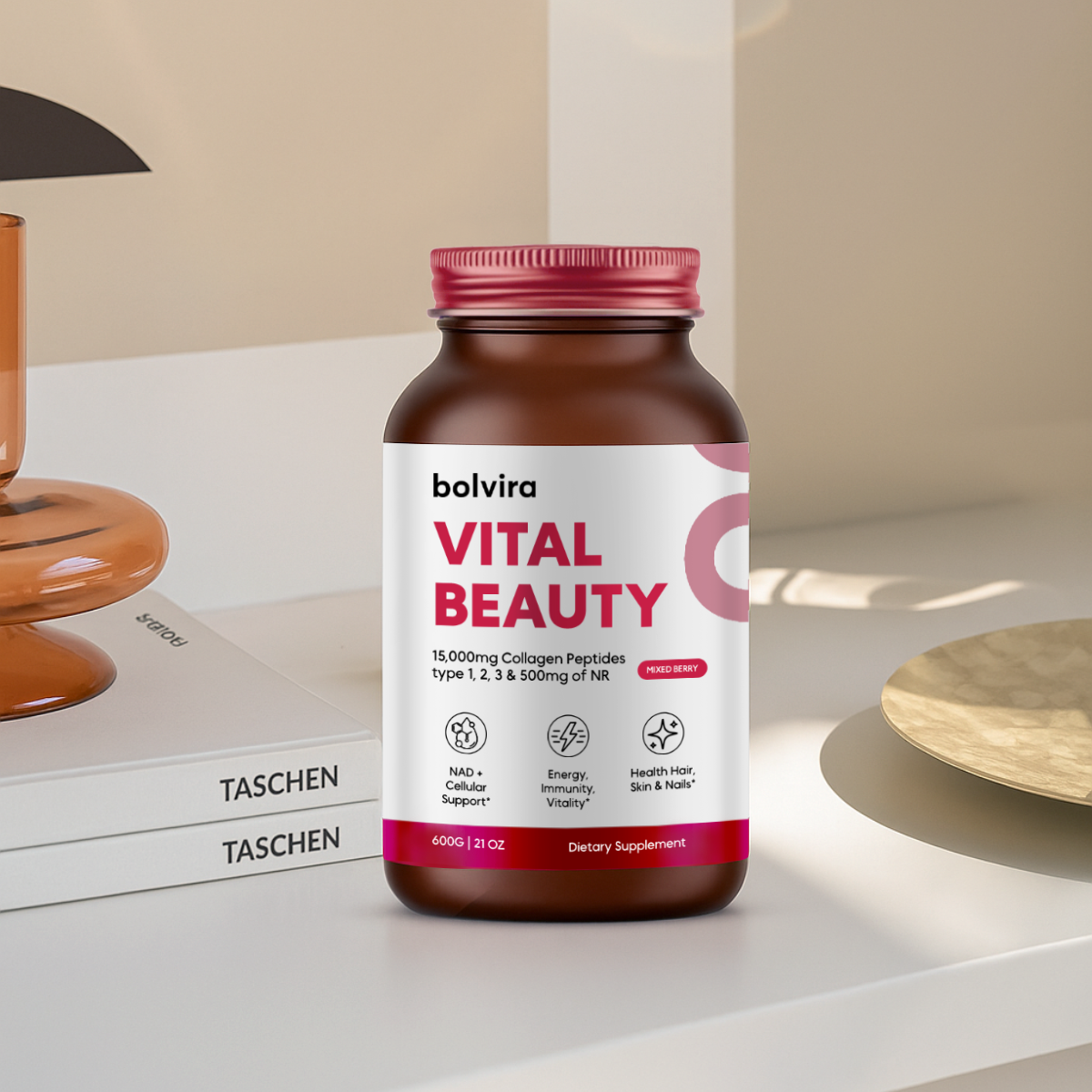 Vital Beauty Collagen Powder Mixed Berry - 600g